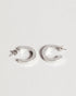 SENATTA-Jewellery-Bring The Glamour With Senatta. These Elevated Hoop Earrings Are Embellished With Crystals And Ted Baker Branding For A'party-ready Look.Earrings Cannot Be Returned. Ted Baker accessories collection Hoop earrings Inlaid crystal detail Stud fixture One size Ted Baker-branded- Ted Baker Romania